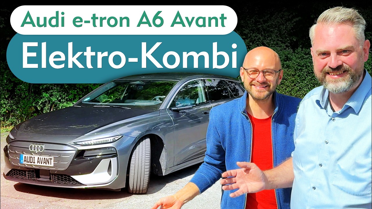Scheunentore, Klavierlack und Krücken: Ein ganz normaler Tag im Audi e-tron Avant