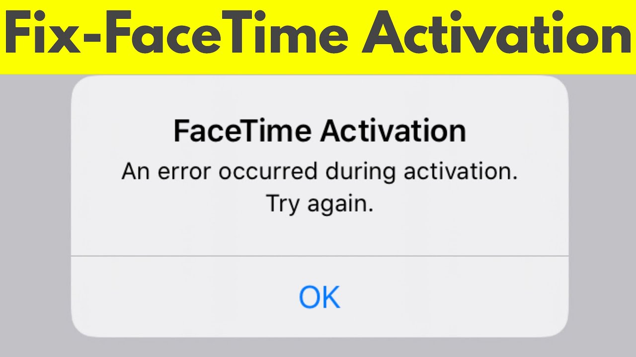 Fix FaceTime Activation Problem - Waiting For Activation Error on iphone ios 14