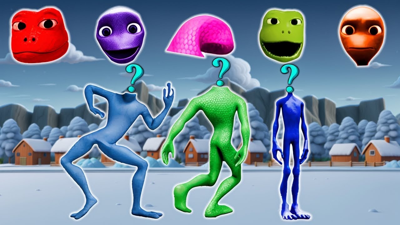 WRONG HEADS CHALLENGE: Patila & Dame Tu Cosita Swap Chaos! | Funny Animation
