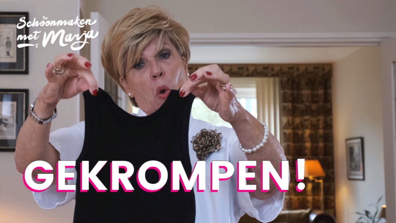 Gekrompen kleding herstellen 👚 Schoonmaken met Marja Middeldorp