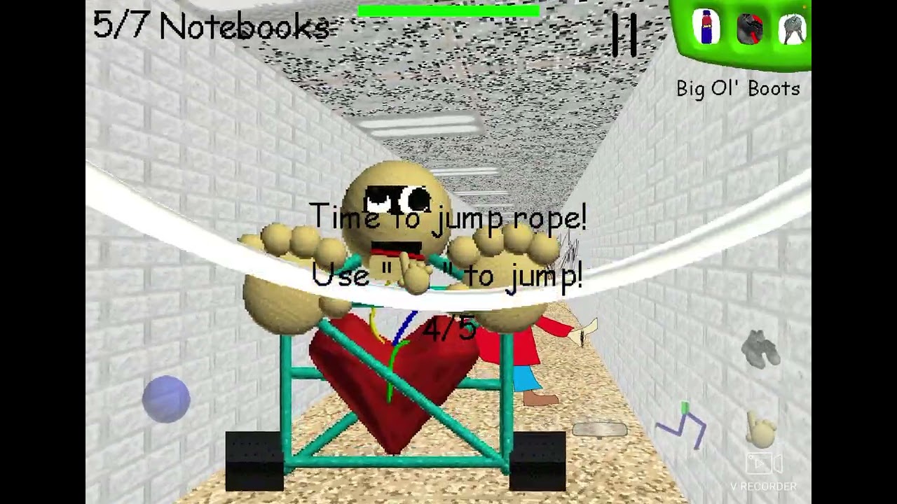 I  am play baldi basics hit a horror game however it not a horror game but watch your kid