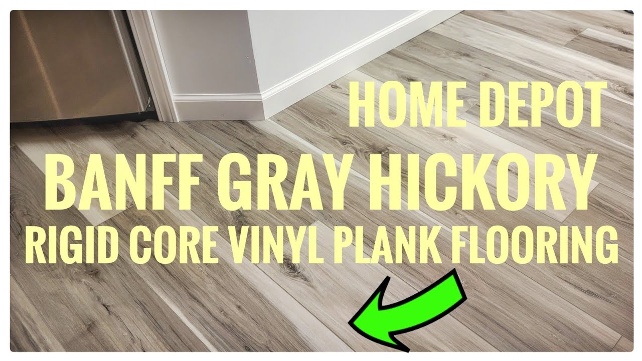 Home Depot Lifeproof Banff Gray Luxury Vinyl Plank Flooring Review