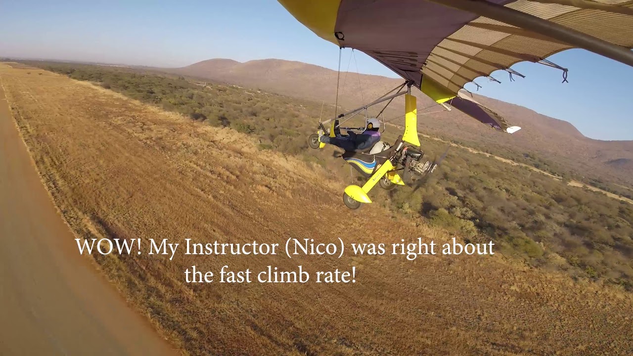 Microlight First Solo Flight