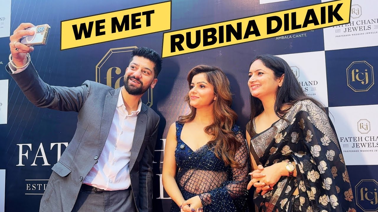 We Met Rubina Dilaik || New Jewellery launch at Fateh chand Jewels Shimla | Proud Moment |full event