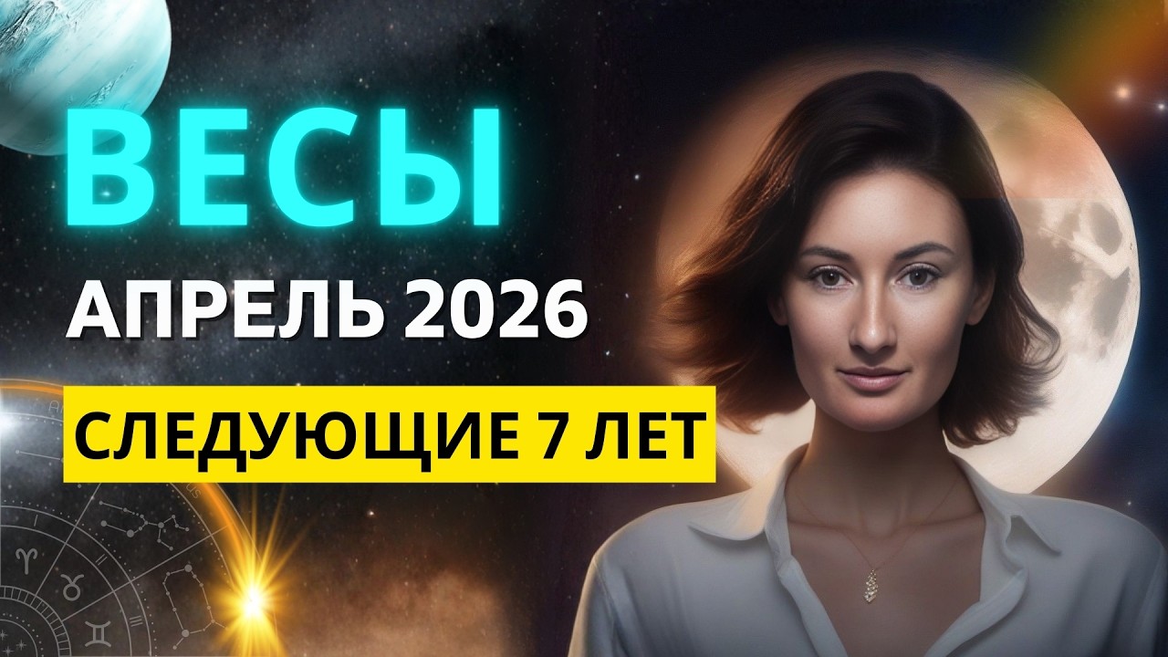 ВЕСЫ ♎ апрель 2026 - ОТНОШЕНИЯ на ПОРОГЕ ПЕРЕМЕН!