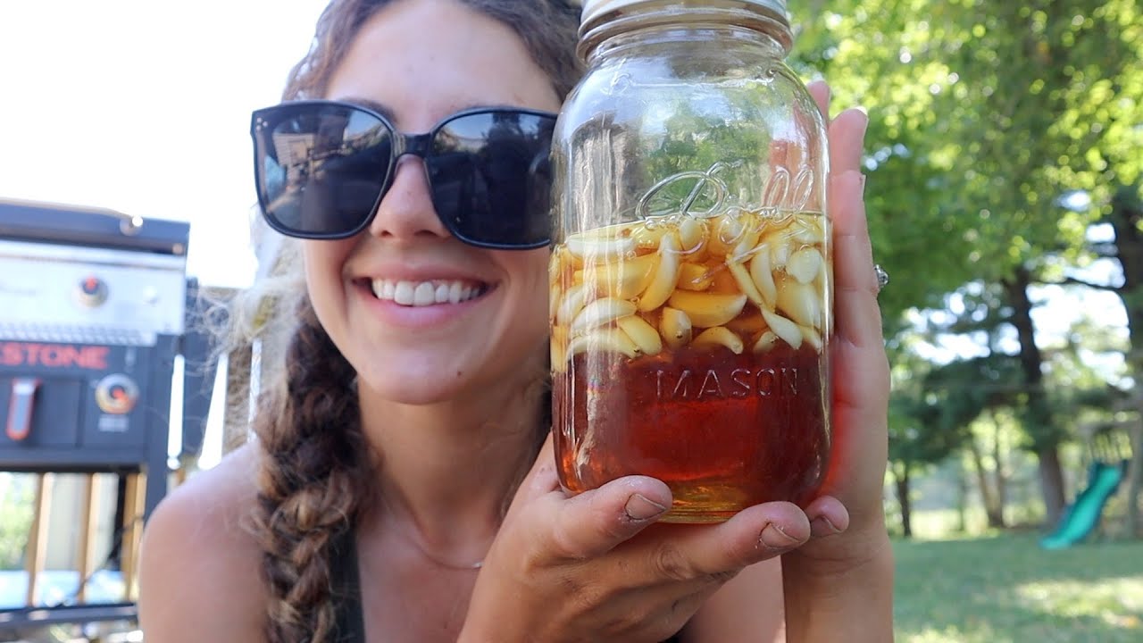 Summer Vlog #3 Morning Garden Walk and Garlic Honey