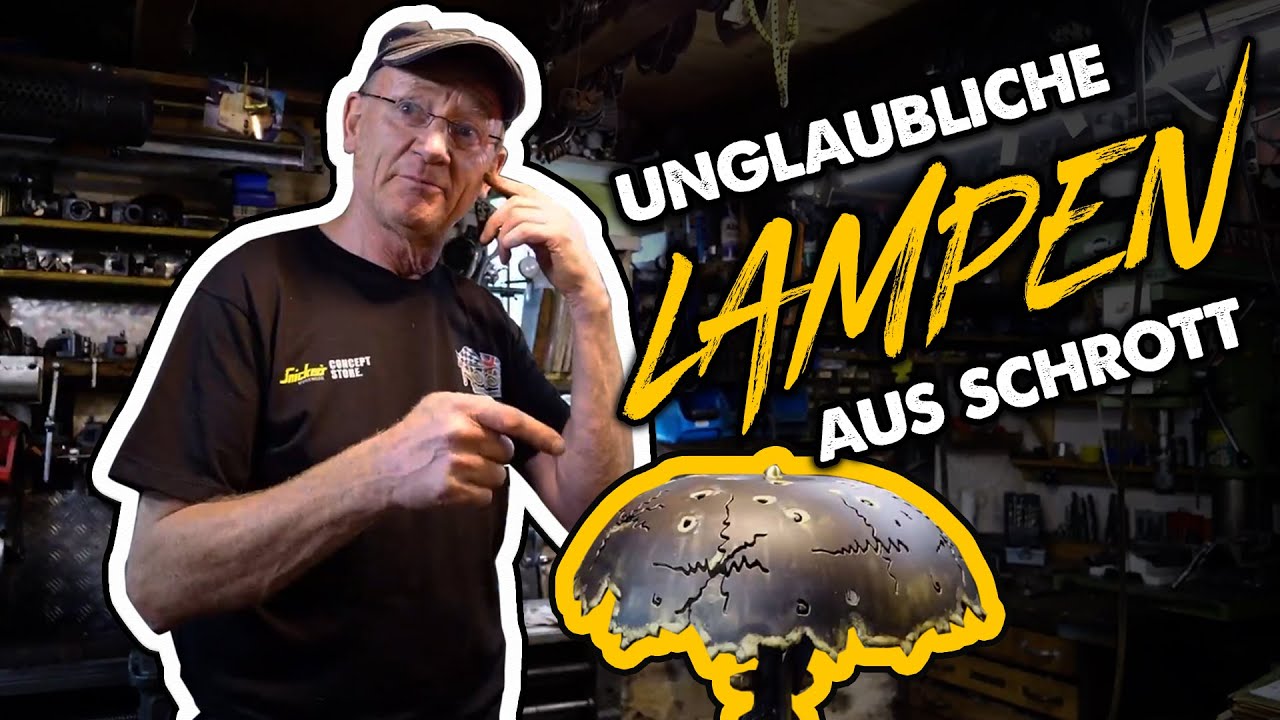 Unglaubliche Steampunk-Lampen aus Schrott | Andi Feldmann