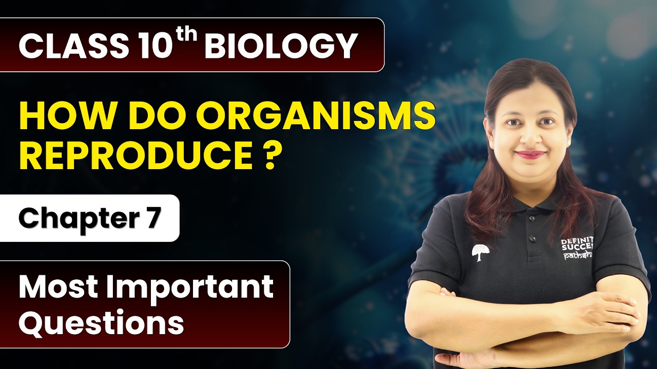 Class 10 Biology Chapter 7 How Do Organisms Reproduce | Important MIQs | CBSE 2025–26 Boards