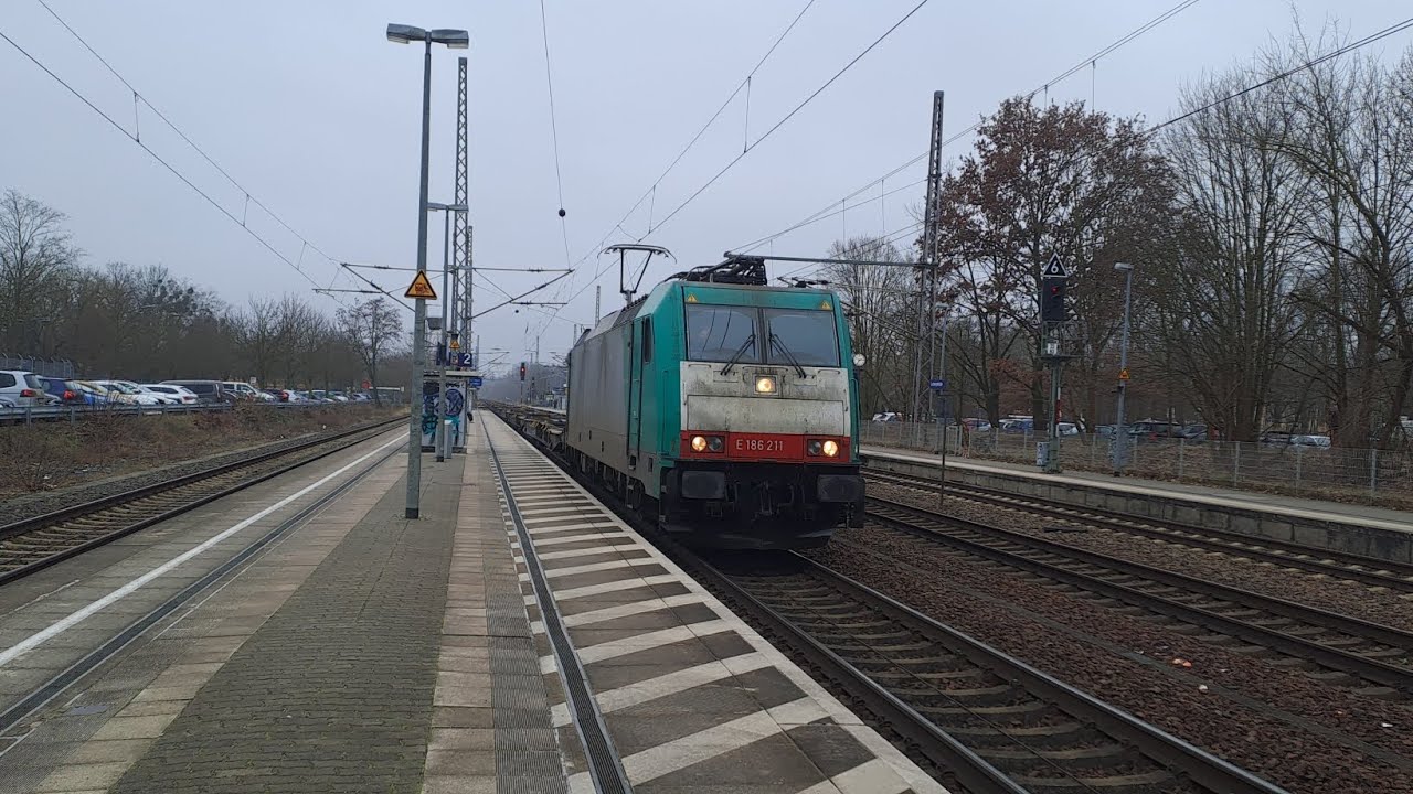 Pociągi w Ludwigsfelde (Luty)2025