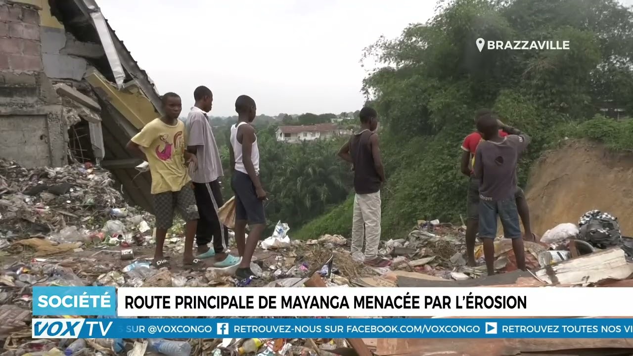 Route principale de mayanga menacée par l’érosion