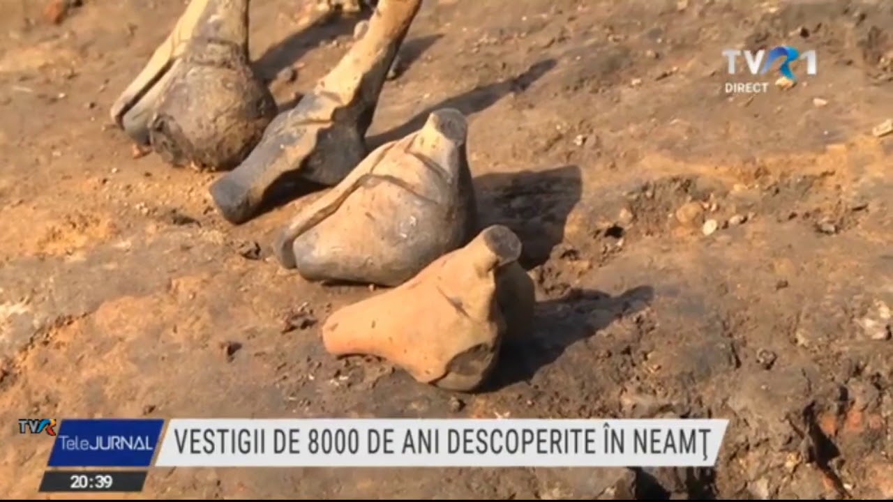 Vestigii de 8000 de ani descoperite în Neamţ