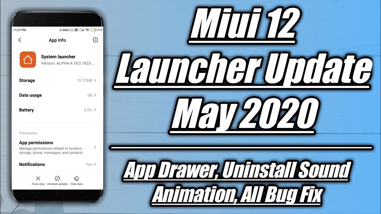 Miui 12 System Launcher Update May 2020 | Miui 12 System Launcher Bug Fix Update | Miui 12 Launcher