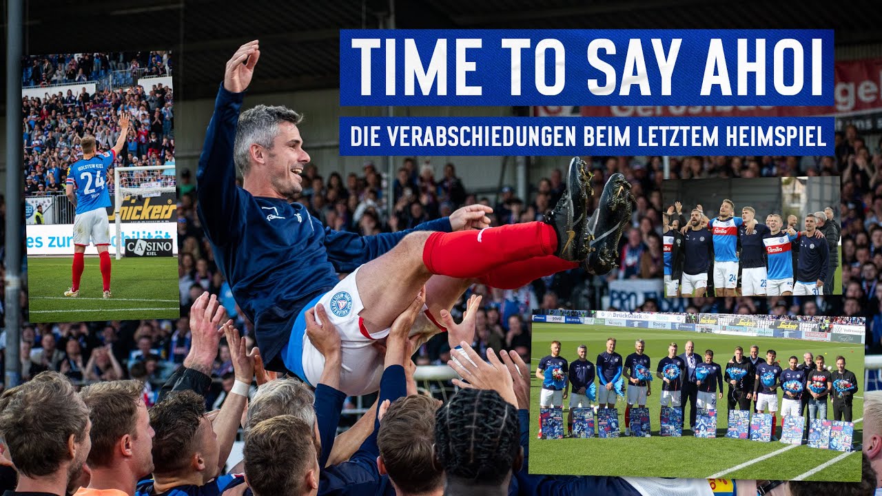 Time to say Ahoi! 🚢 Die Verabschiedungen der Spieler beim letzten Heimspiel! 🥹