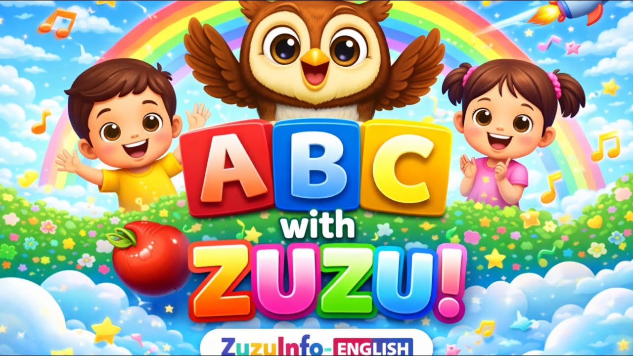 Zuzu’s ABC Song | Learn Alphabets A to Z with Fun | ZuzuInfo-English | #nurseryrhymes #kidslearning