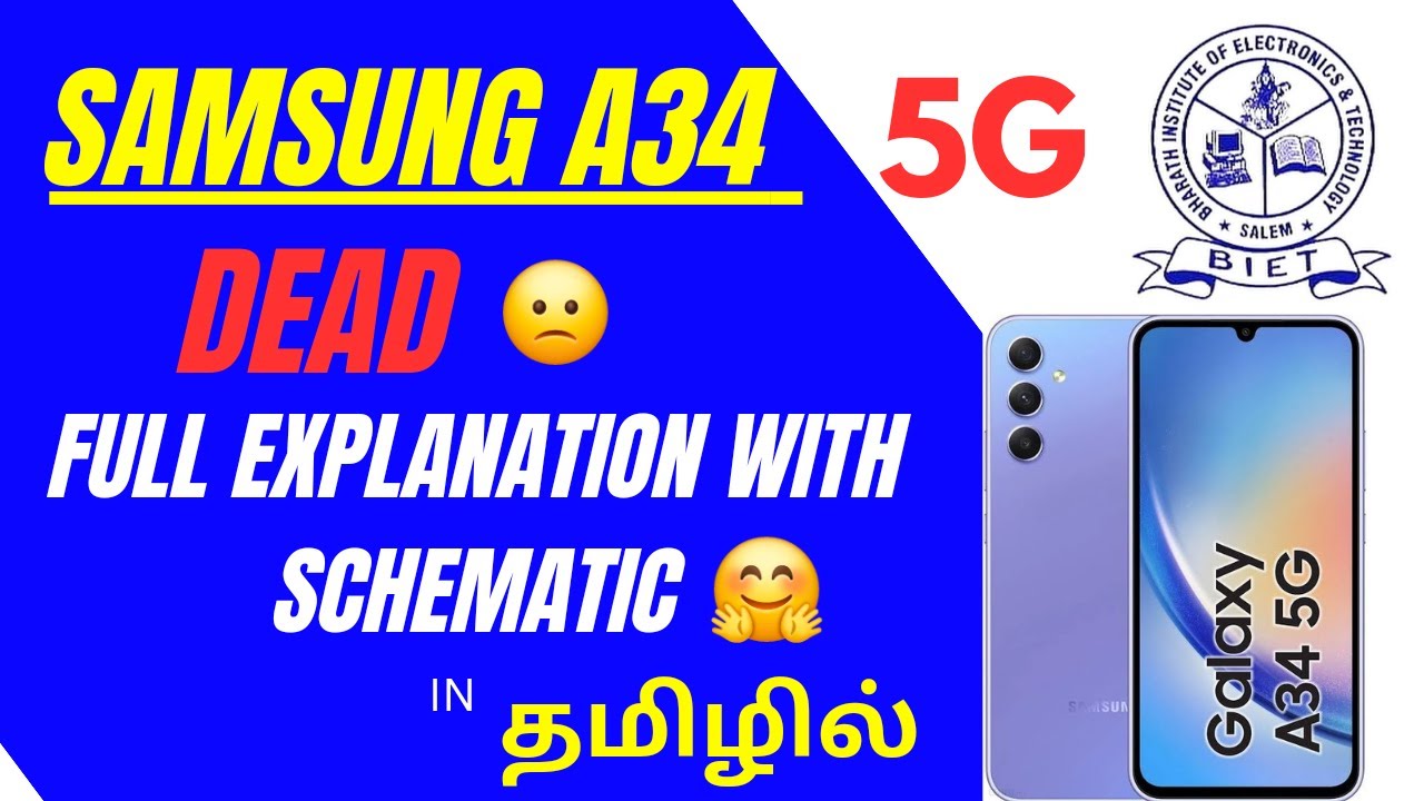 Samsung A34 Dead – Full Explanation With Schematic...NEW EMMC BATCH STARTS FROM JAN-20TH...
