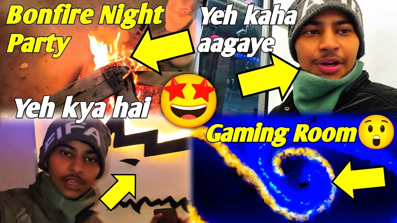 Aaj ki sabne milkar Bonfire Party 🥳 || wow gaming Room 😲 || @Lakshya_vlogs_2007 