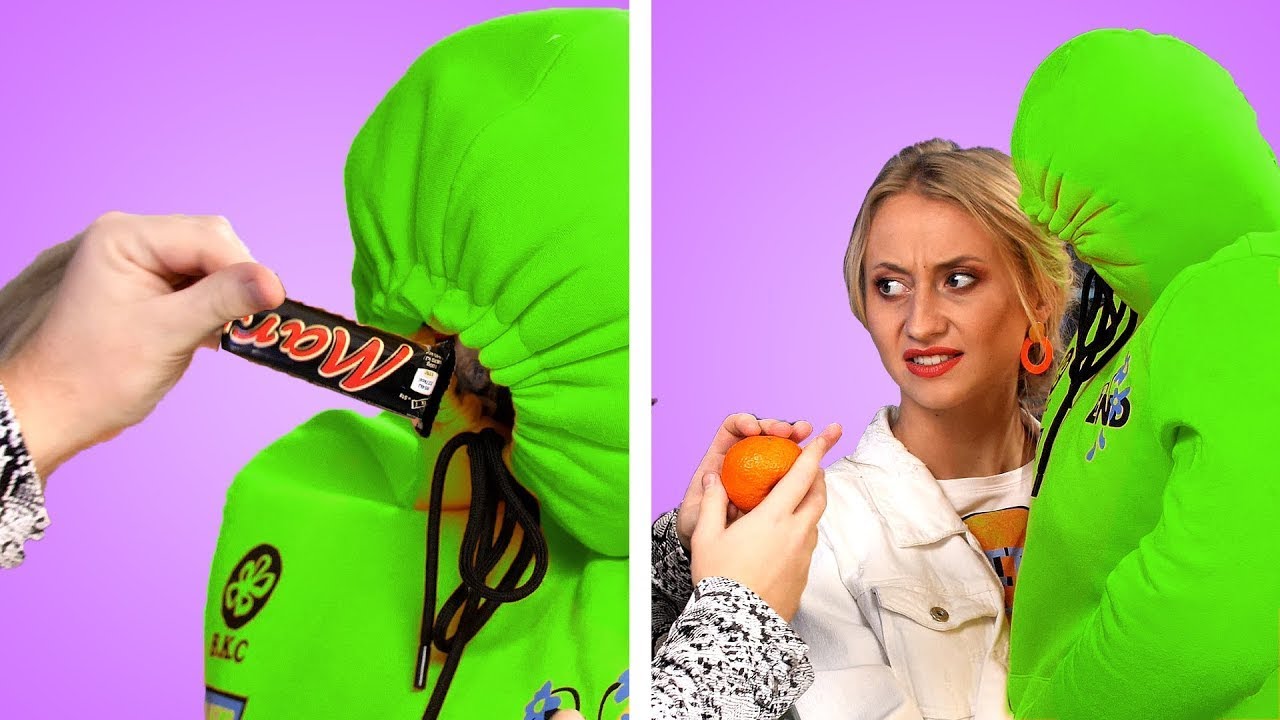 Ways to Sneak Candies into a Club! Sneak Food Anywhere! Awkward & Funny Situations