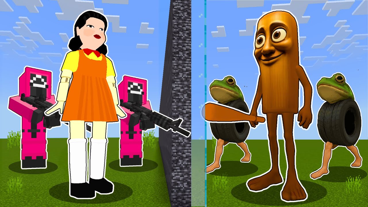 I Cheated in a TUNG TUNG TUNG SAHUR vs SQUID GAME DOLL Mob Battle Competition! (Tagalog)