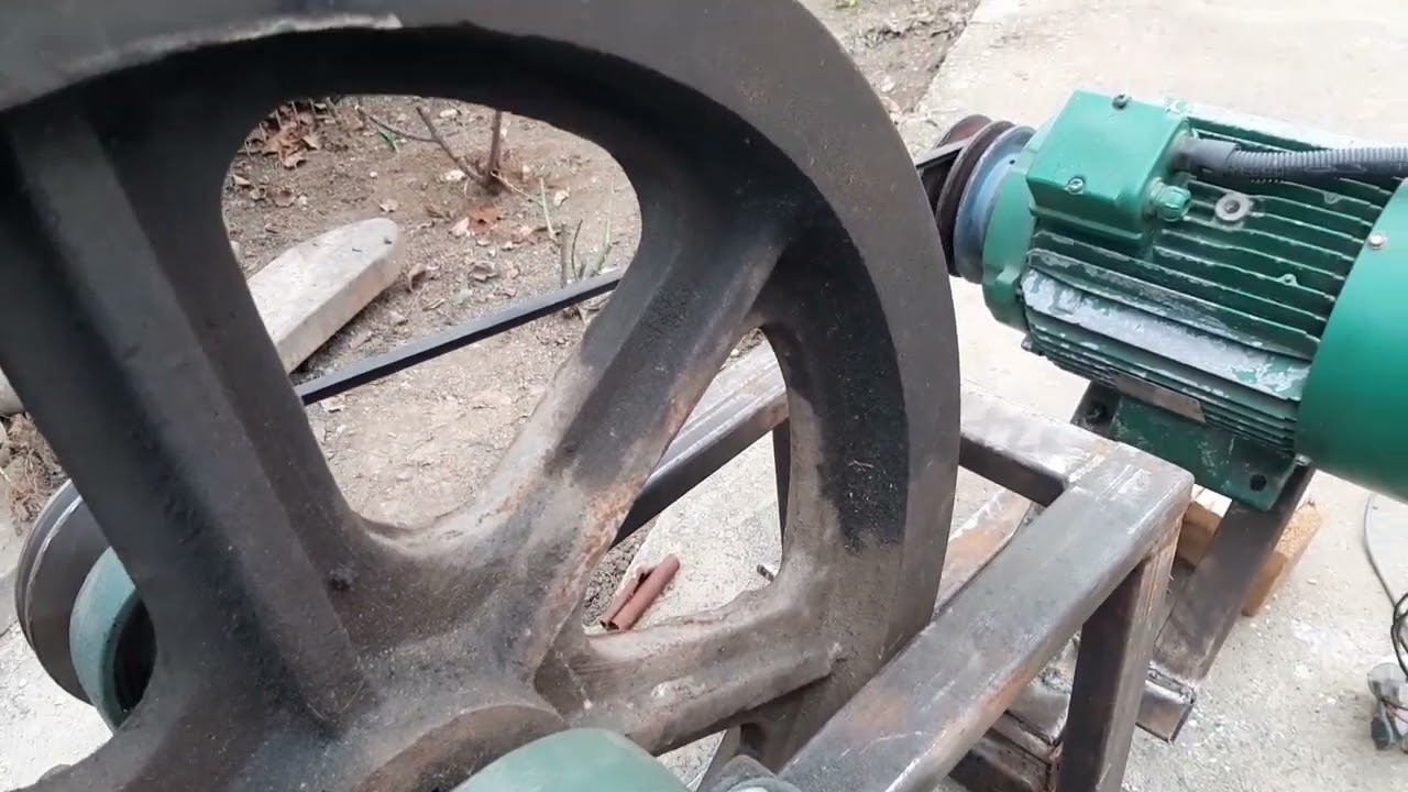 Reluarea testului cu volanta și generatorul PMG din motor de 7,5kW