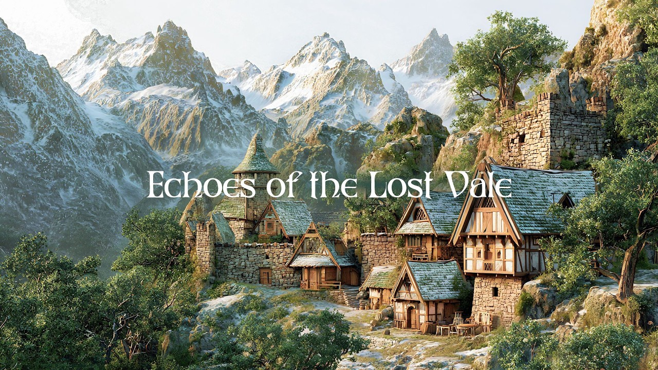 relaxing medieval music inspired by ancient world | echoes of the lost vale (fantasy playlist)