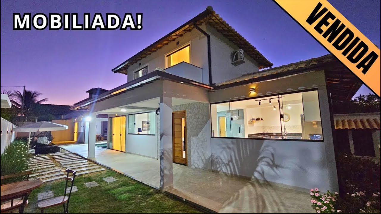 CASA BUZIANA CAPA DE REVISTA! 4 QTS, PISCINA! 😍 MOBILIADA! BÚZIOS | REGIÃO DOS LAGOS RJ ⚠️ VENDIDA!