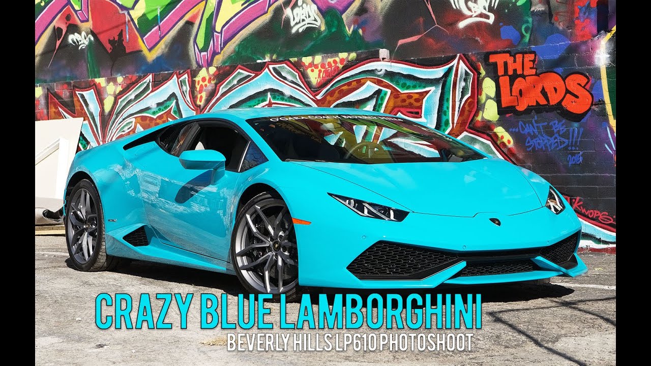 Rare Blu Glauco Lamborghini Huracán