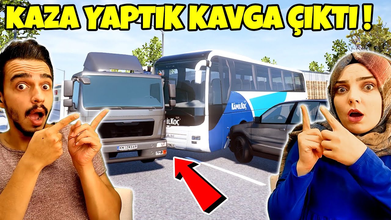 KAZA YAPTIK! KAVGA ÇIKTI! | FERNBUS OTOBÜS SİMÜLATÖRÜ