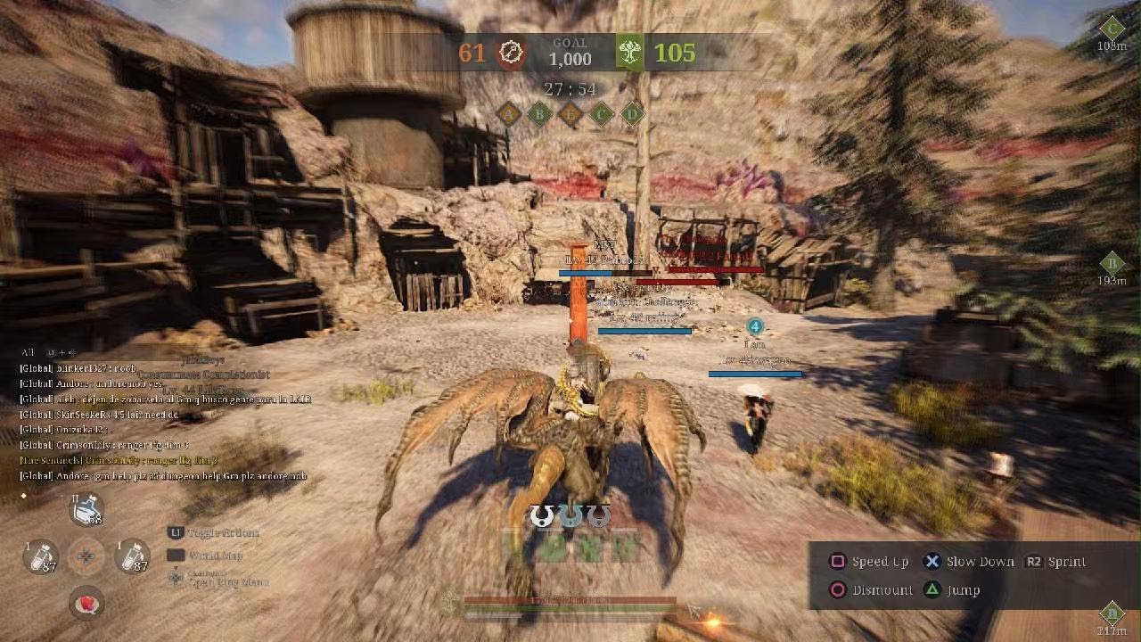 Bless Unleashed ps5 PvP  ranger Europe