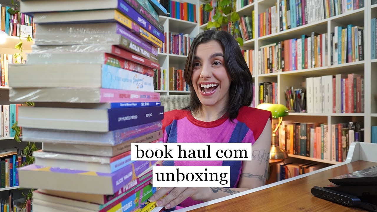 BOOK HAUL com UNBOXING 💫​ (maio de 2024)