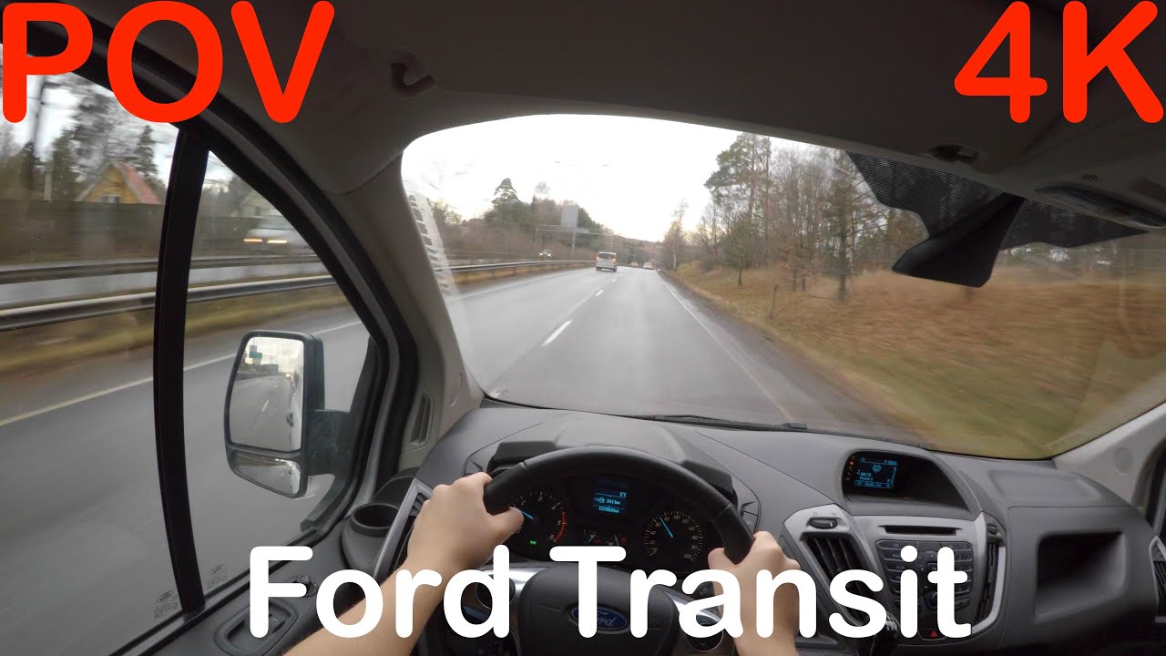 4K POV Ford Transit Winter Drive + Quick Review - PointOfViewCars