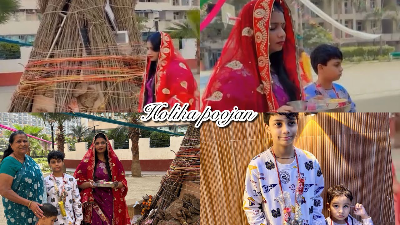 Holika Dahan diwas | Chhoti holi|| poojan|| prashad|| prashad ki thali || poori kheer bnaaye aaj..🥰