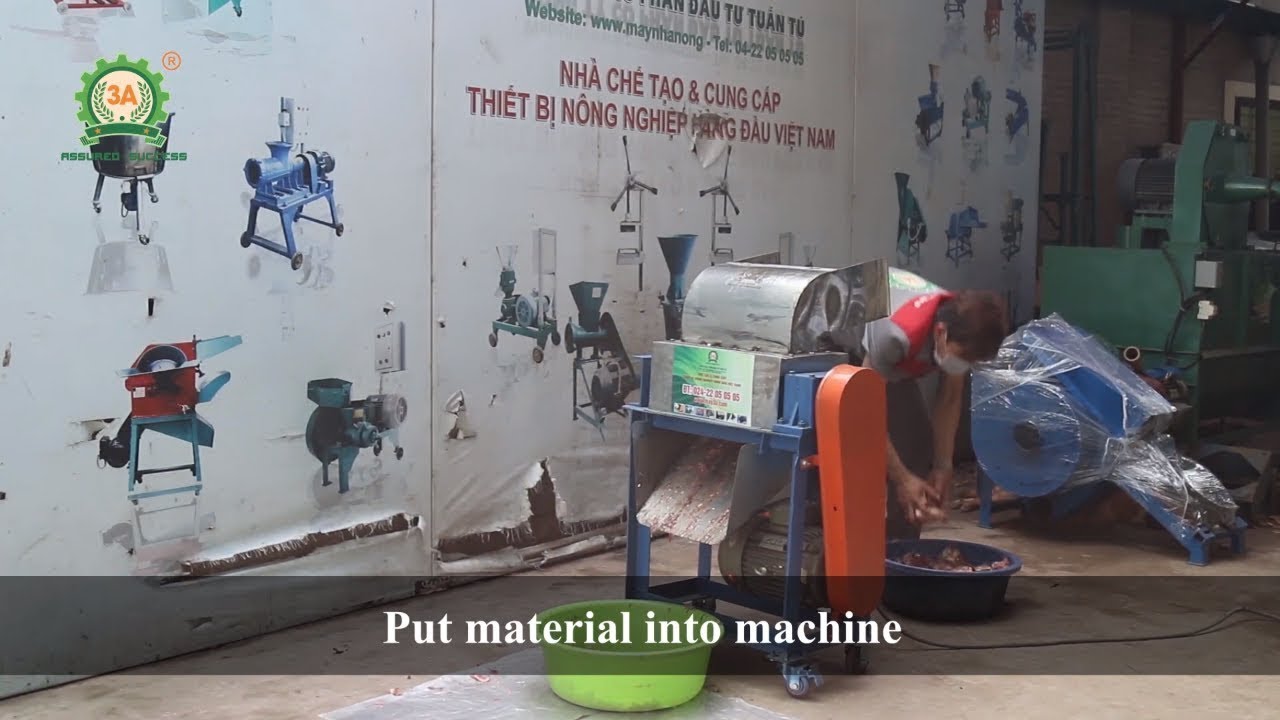 3A fish crushing machine 4kw || fish shredder [3A machinery]