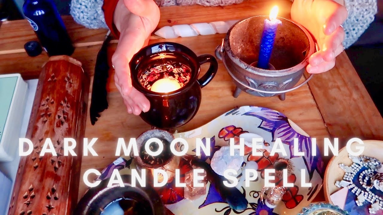DARK & NEW MOON HEALING SPELL /RITUAL | RELEASE GRIEF SELF-LOVE CANDLE MAGICK | EMILY'S TAROT MAGICK