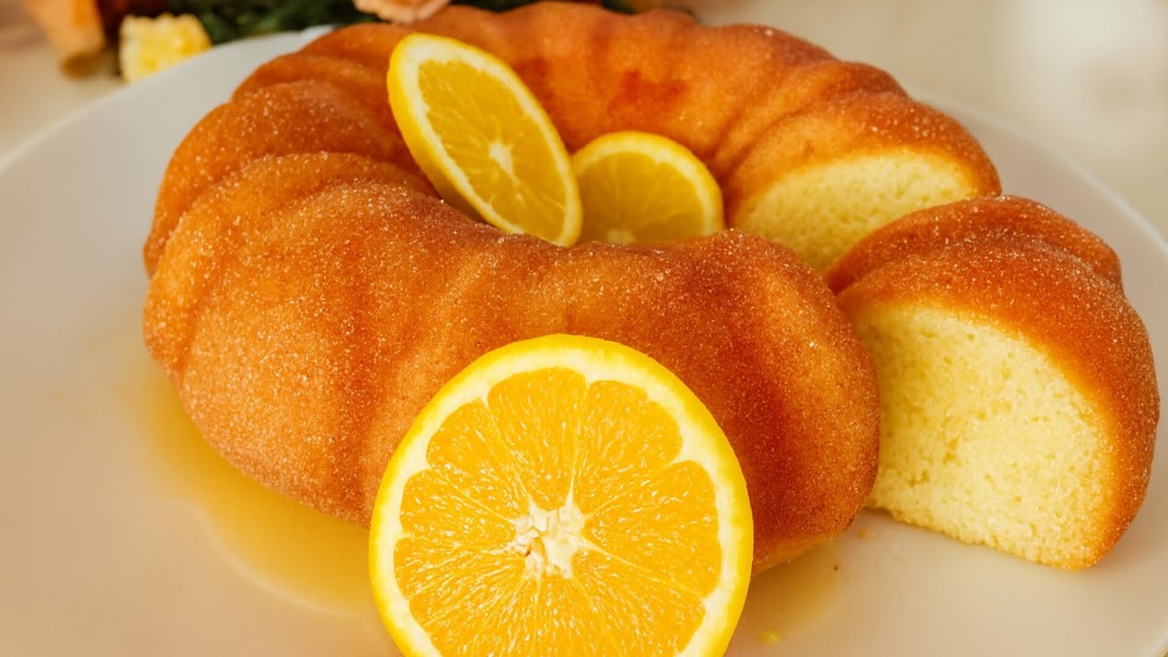 The Famous Orange Cake | Ready in 5 Mins, Fluffy & Irresistible!  🍊🔥”