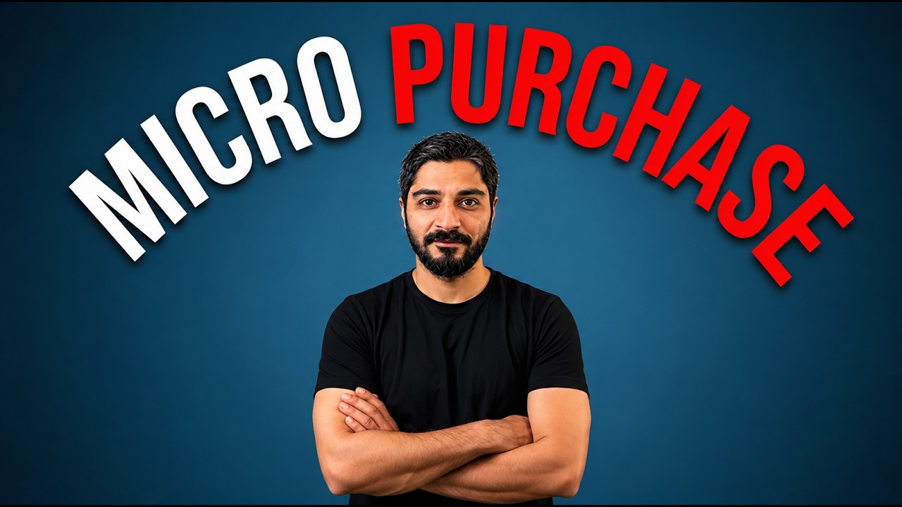 How to start government contracting with 0$ |Micro Purchases 