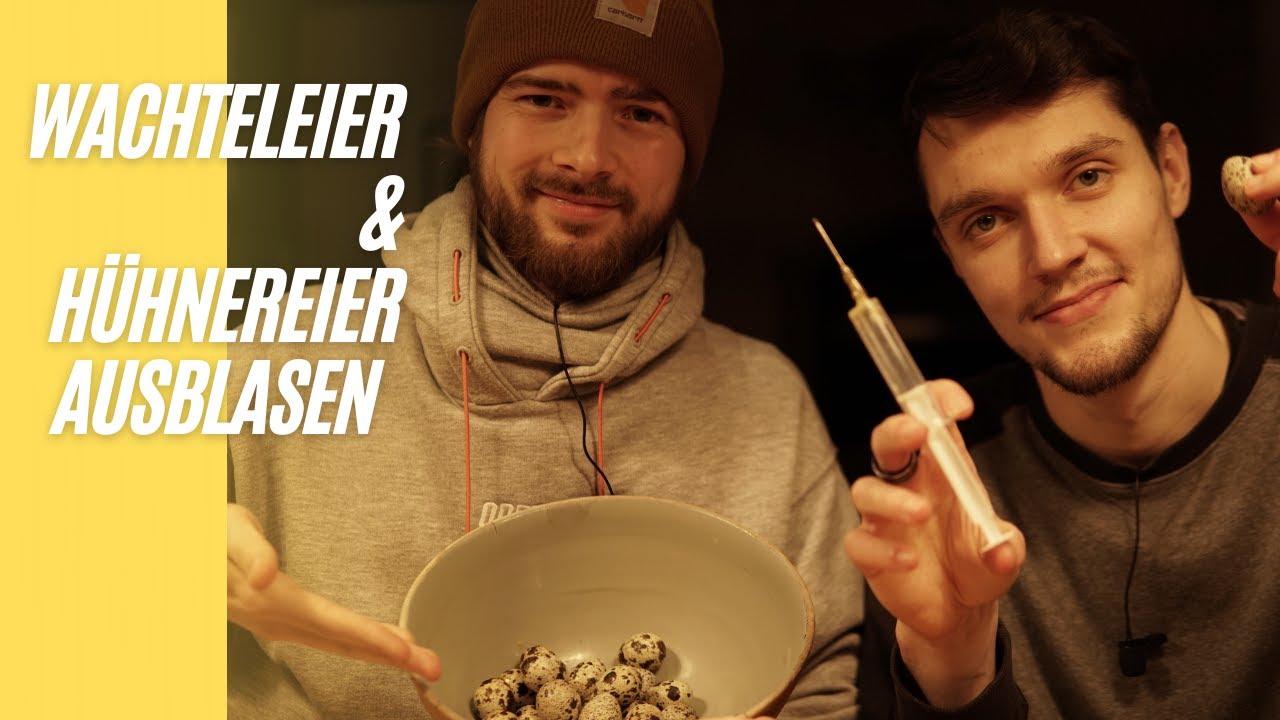 Der beste Trick um Eier auszublasen| Osterdeko🐣