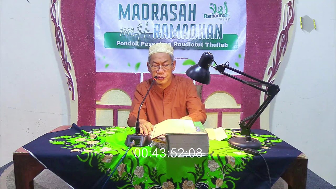 🔴[LIVE] KAJIAN KITAB RISALATUL MUAWANAH || KH. AKHMAD SAID ASRORI