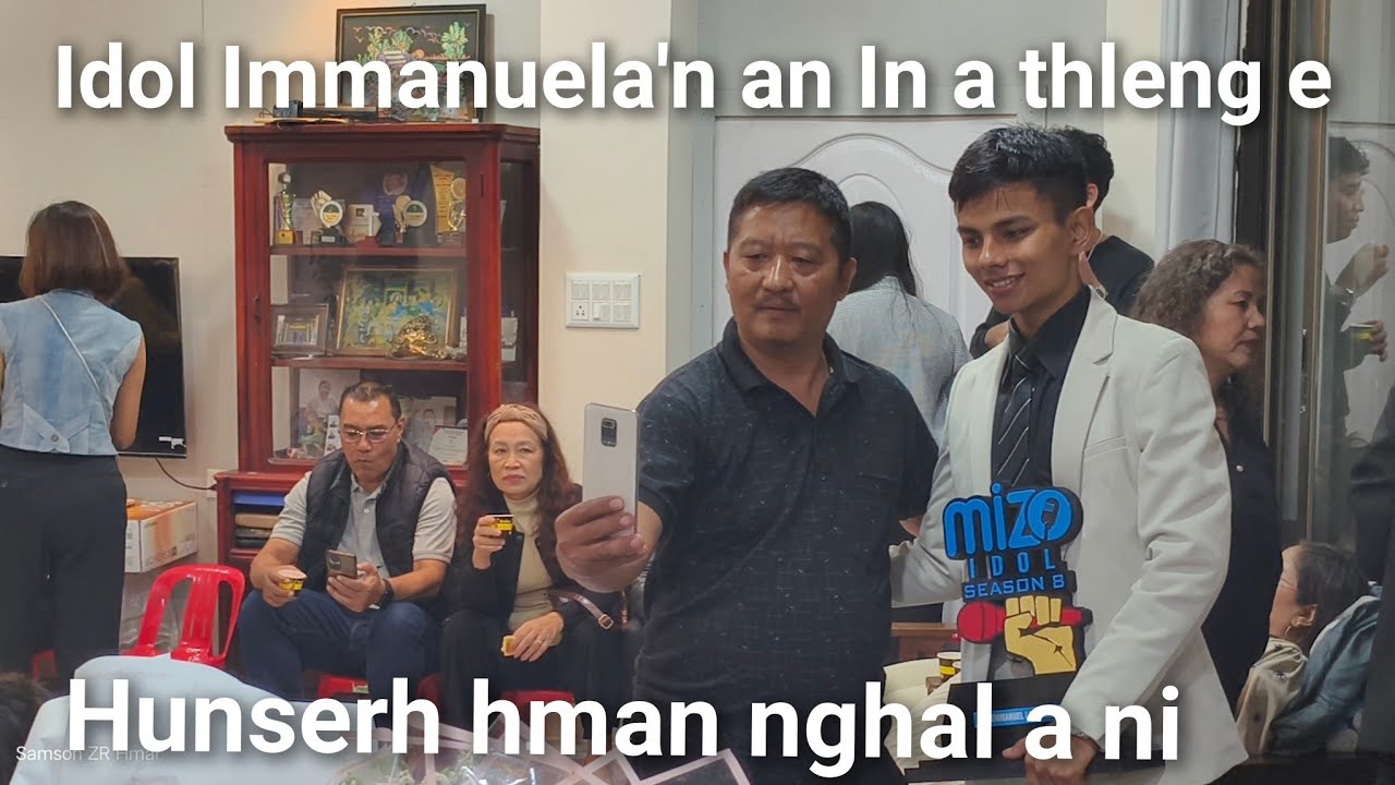 Idol 1-na Imanuela an In a thleng e. Fans te chungah lawmthu asawi.