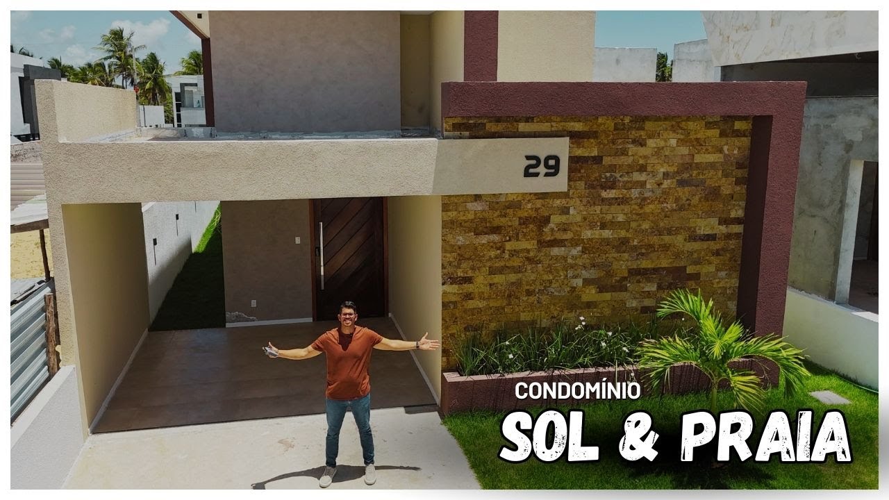 Casa Moderna no Condomínio Sol & Praia | 3/4, Suíte com Closet, e Área Gourmet R$ 720 mil