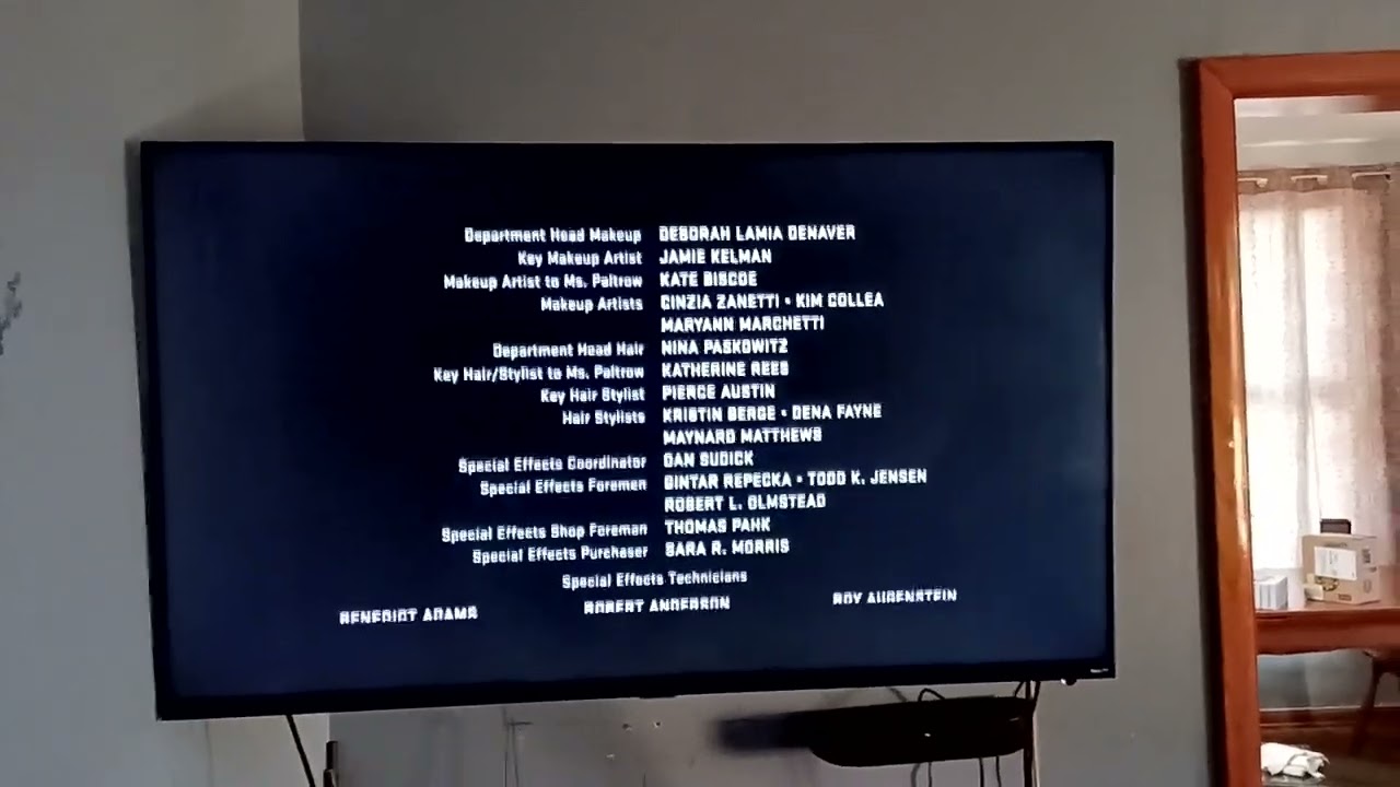 MARVEL IRON MAN 1 2008 Credits