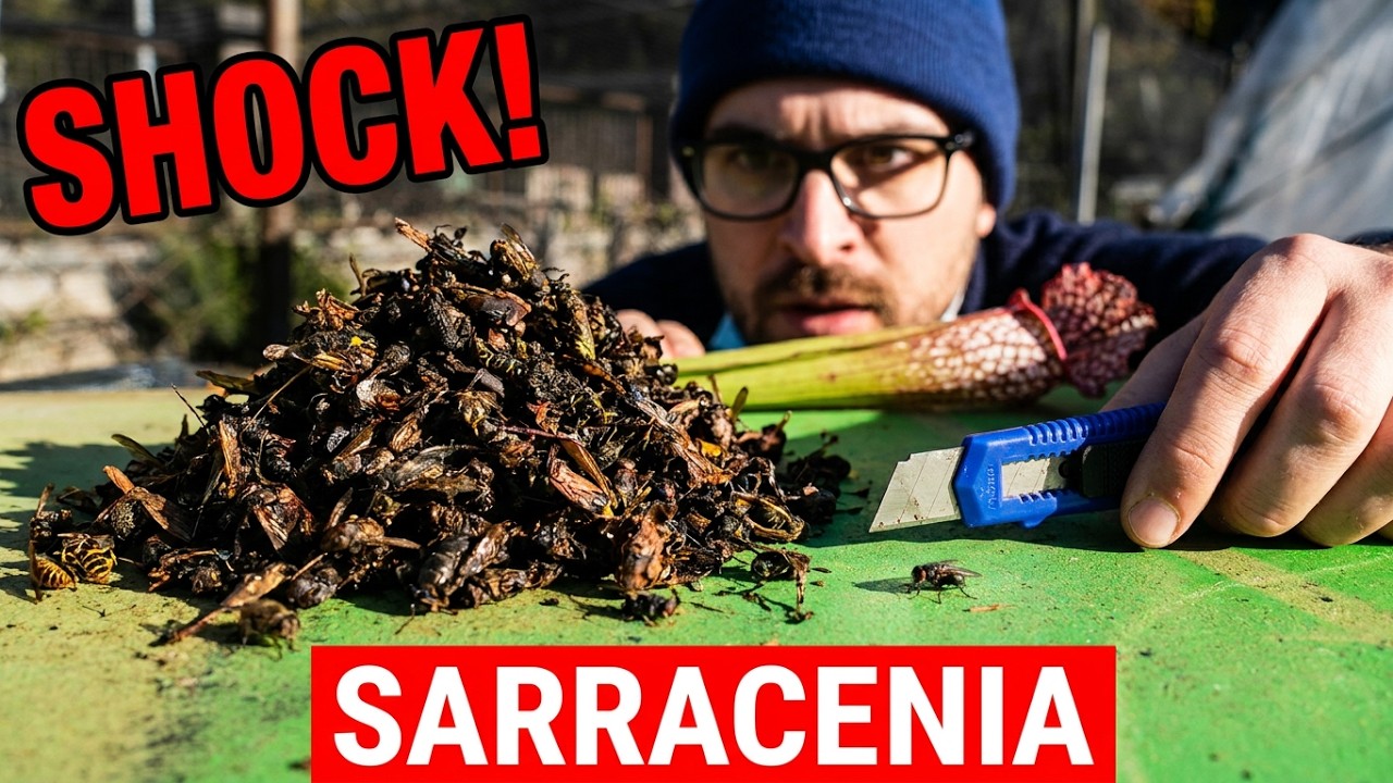 Quanto mangia una sarracenia?