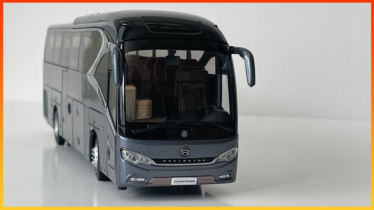 Unboxing Of Amazing Luxurious 1:42 Golden Dragon Navigator Series XML6129  DieCast  Model Bus