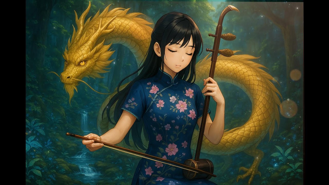 Erhu Music for Tai chi and Qi gong - Solfeggio 285H Binaural -  deep atmosphere of calm
