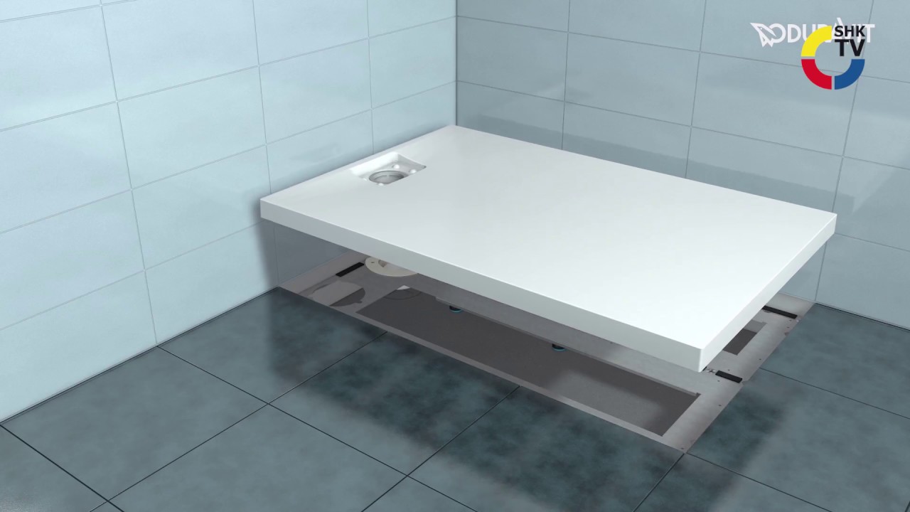 Montage: Stonetto (bodenbündig) von Duravit