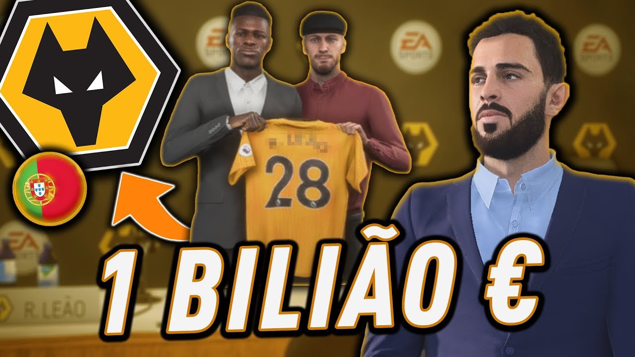 INVESTI 1 BILIÃO NO WOLVES!! FIFA 20