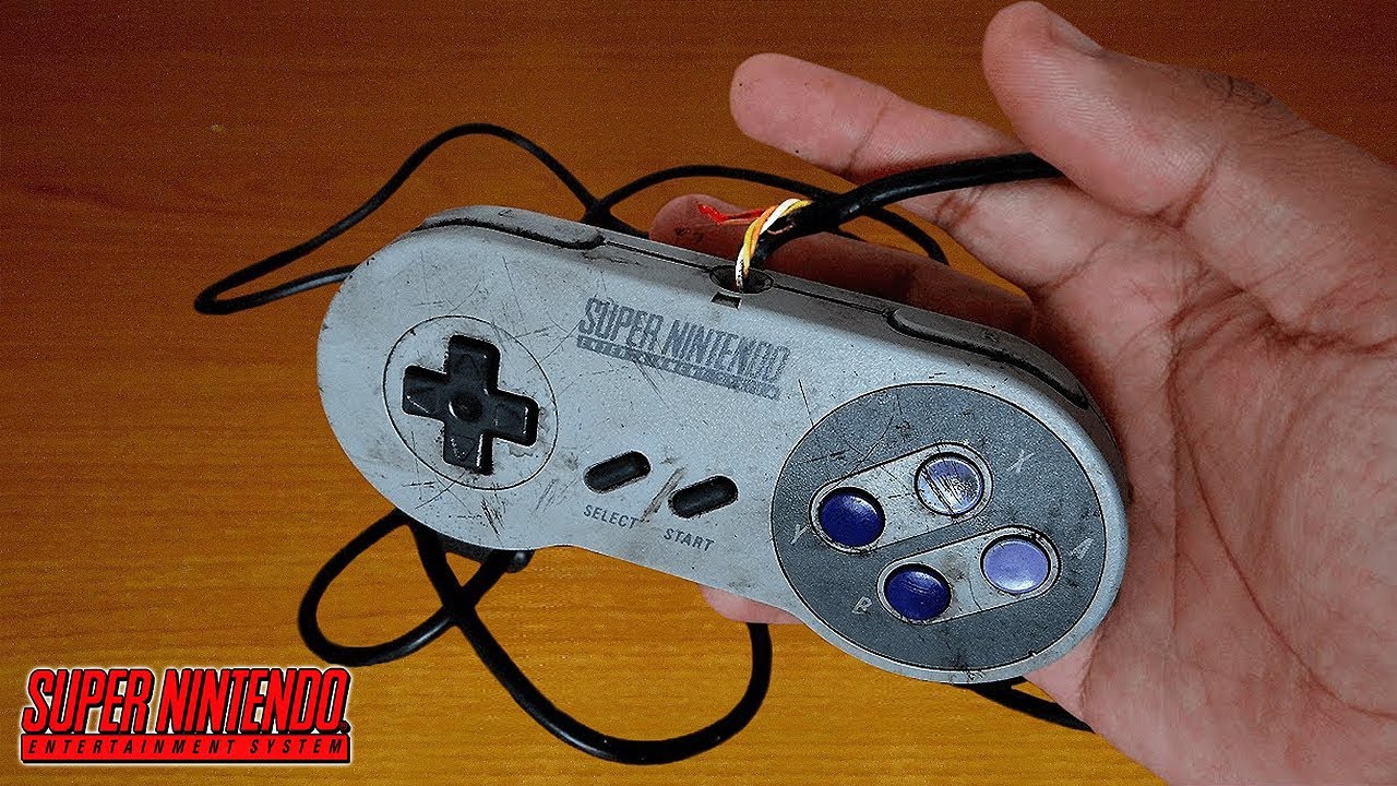 Restoring and Repairing SNES controller - Restoration Broken super nintendo controller