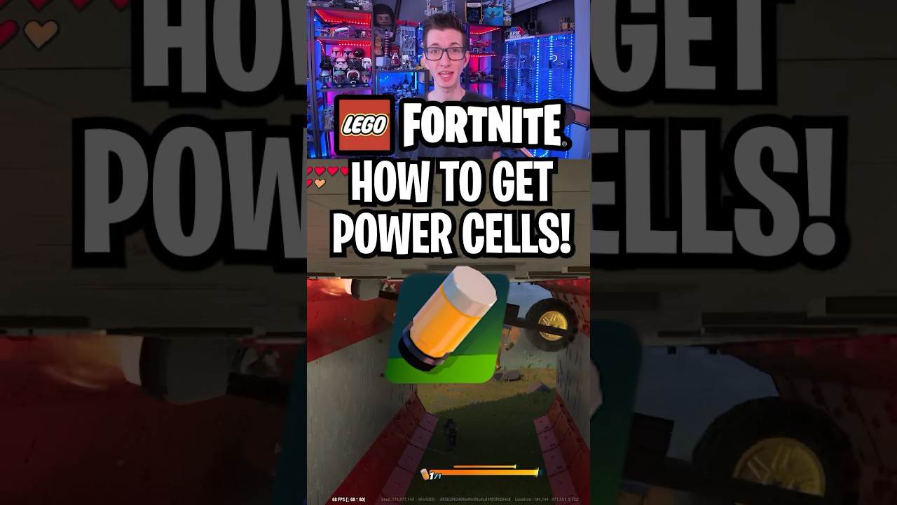 Как получить ЭНЕРГЕТИЧЕСКИЕ ЯЧЕЙКИ в LEGO Fortnite! #legofortnite #shorts