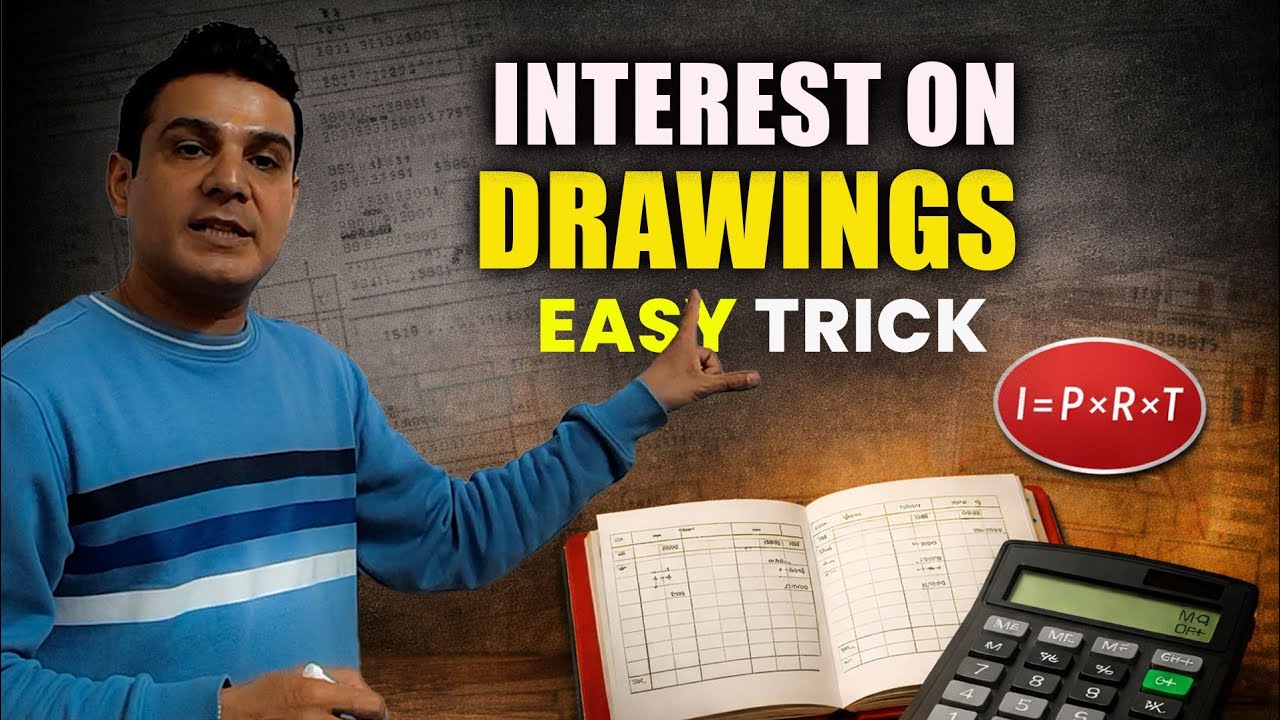 Partnership Interest on Drawings | Simple Explanation with Example |Part -2