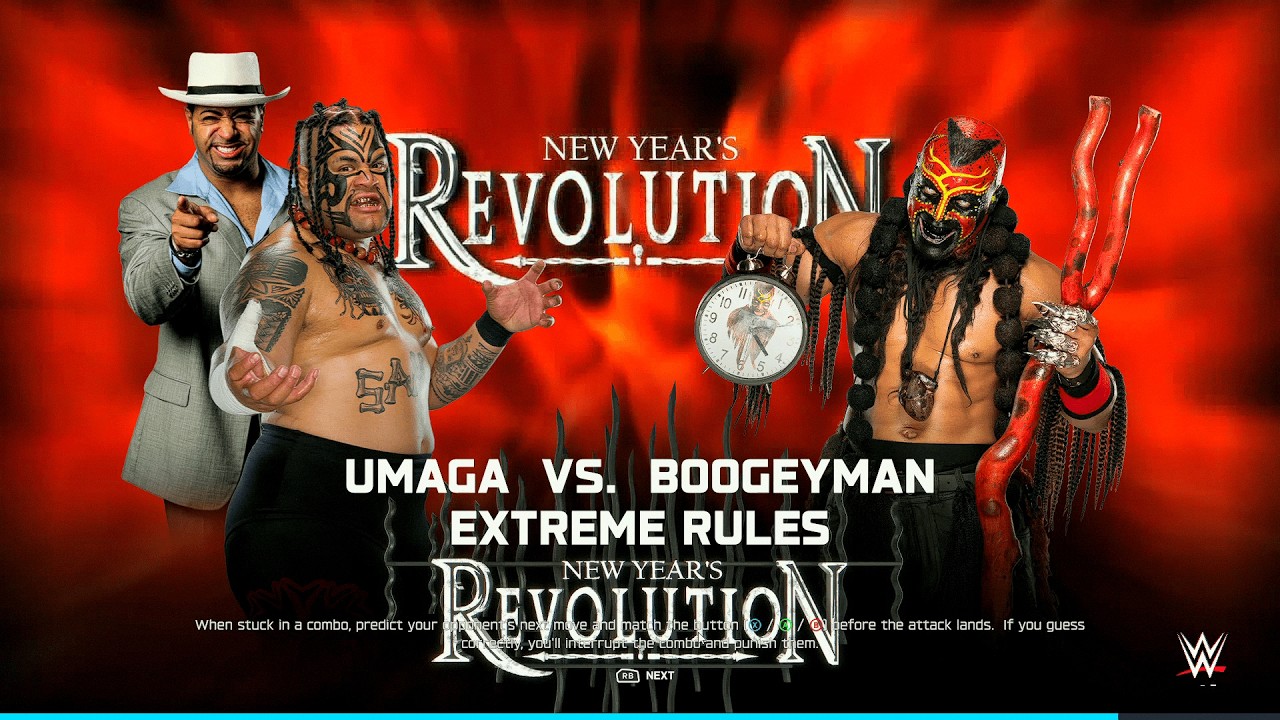 WWE 2K25 - Umaga vs. Boogeyman | The Ultimate Extreme Rules Weapon