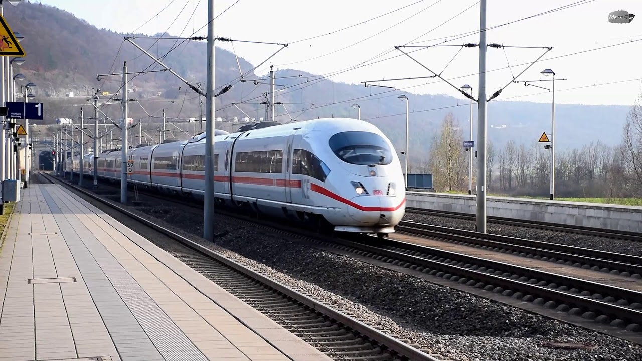 Züge in Kinding - ICE 3 mit 300 km/h, München-Nürnberg-Express, ICE1, ICE2 und ICE-T